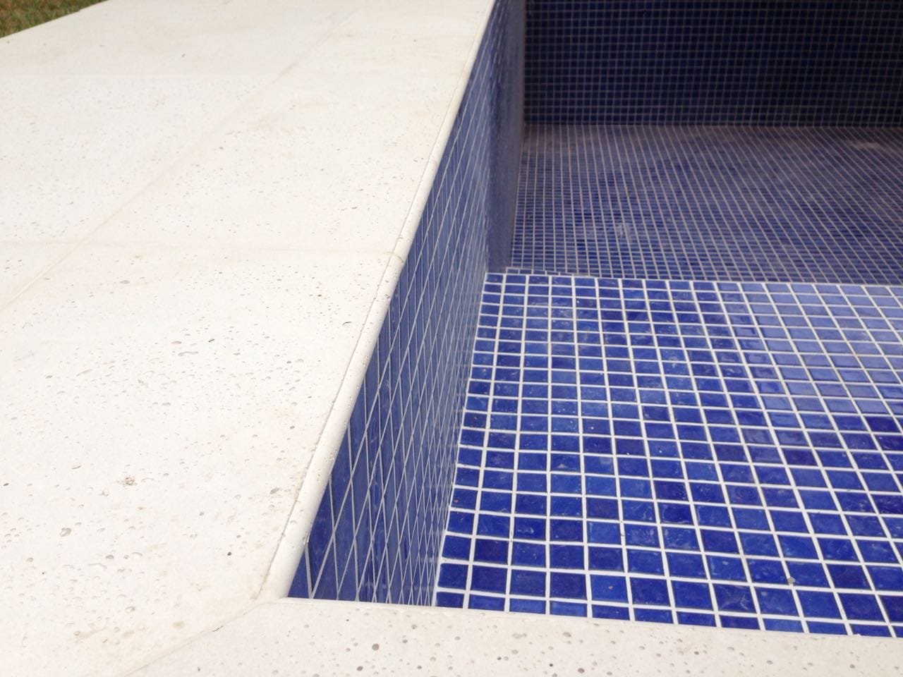 Vista geral da piscina